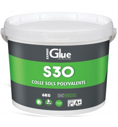 Colle pour revêtement sol souples - S30 - Adaptée aux sols chauffants